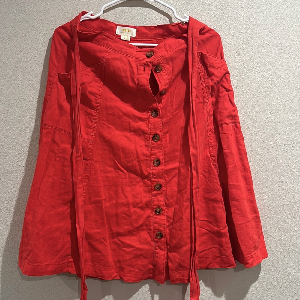 Maeve from Anthropologie button up skirt.